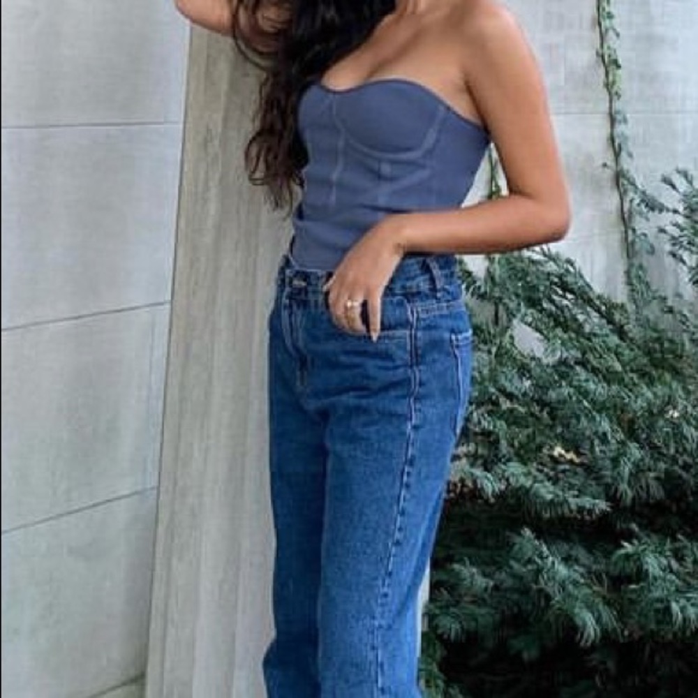 Zara strapless tube top